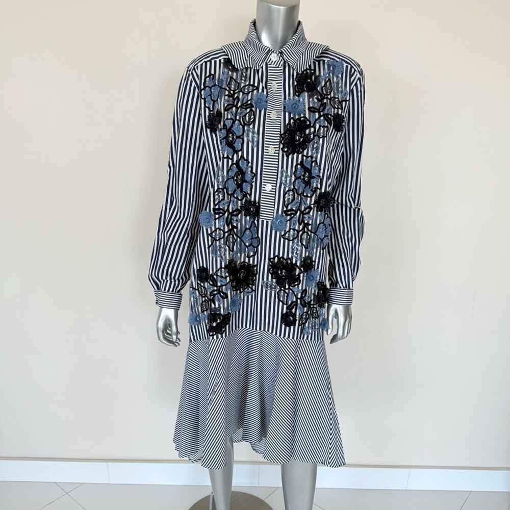 Antonio Marras women shirt dress size 48 IT or 12 US Authentic Retail 2600$